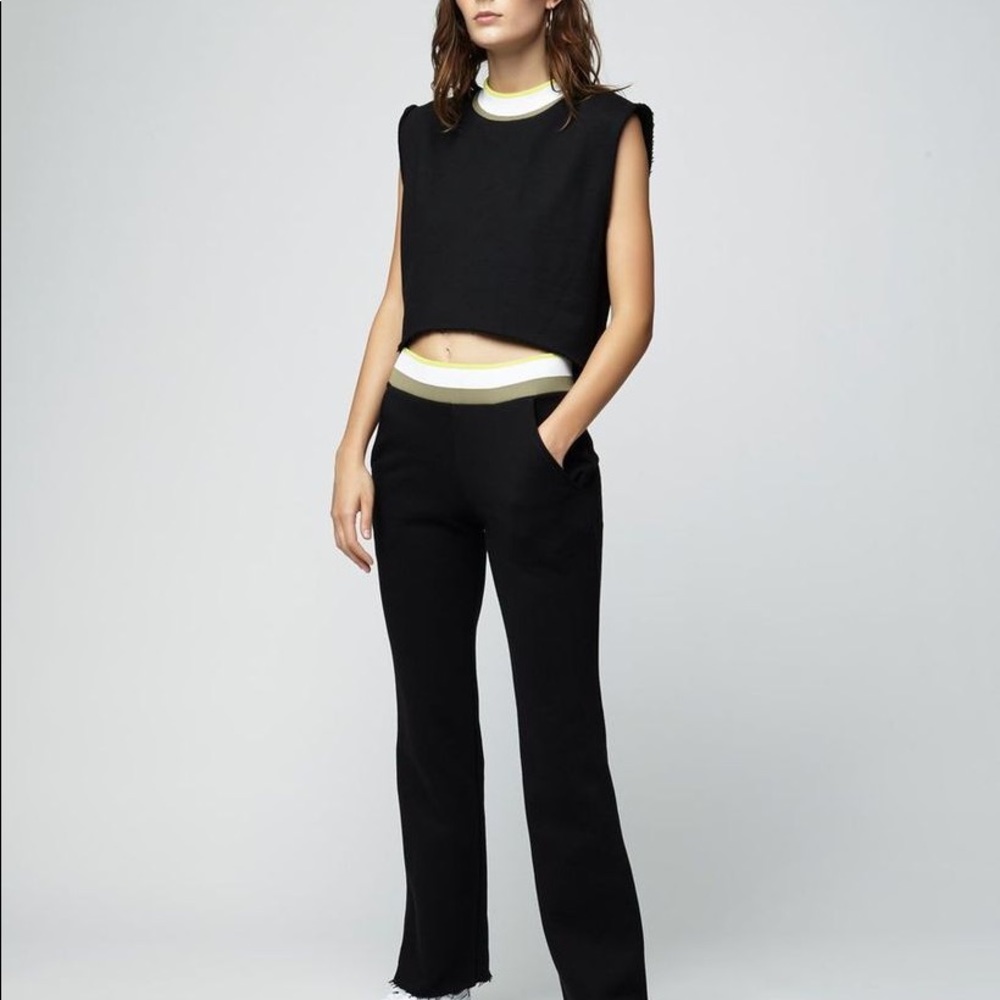 Pride Terry Sleeveless Cropped Crew